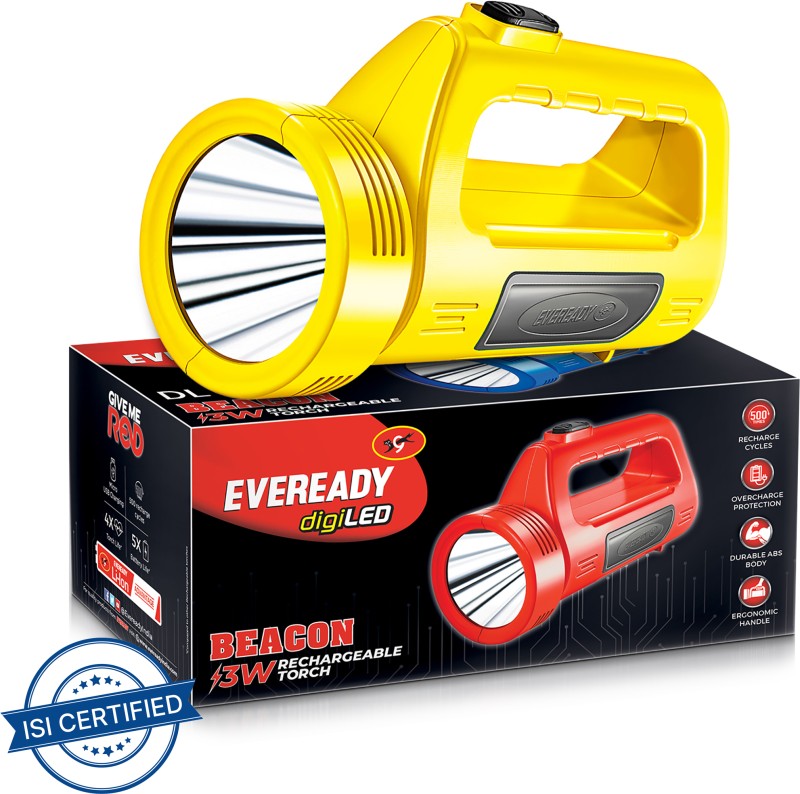 Eveready Dl29 Torch(Multicolor, 16.3 Cm, Rechargeable)