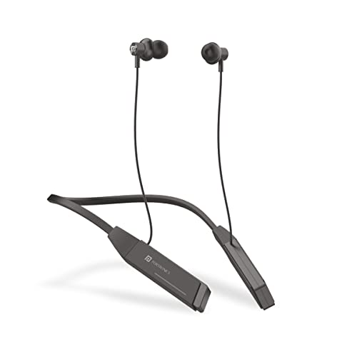 Portronics Harmonics Z2 Wireless Bluetooth 5.2 Headset with Mic,ENC Noise Cancelling, Upto 30Hrs Playtime, Type C Fast Charging, Voice Assistant & in-line Controls (Black)