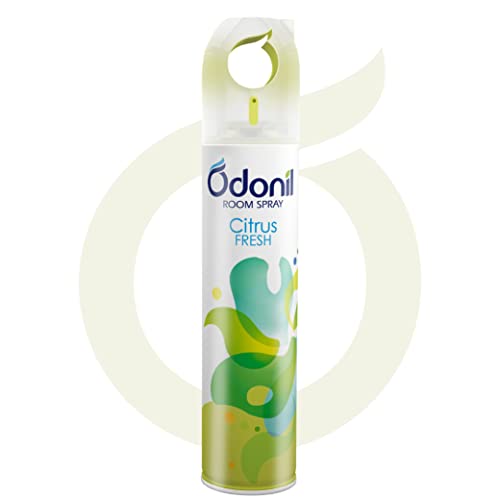 Odonil Room Air Freshner Spray, Citrus Fresh – 220 ml | Nature Inspired Fragrance for Home & Office | Long Lasting Fragrance