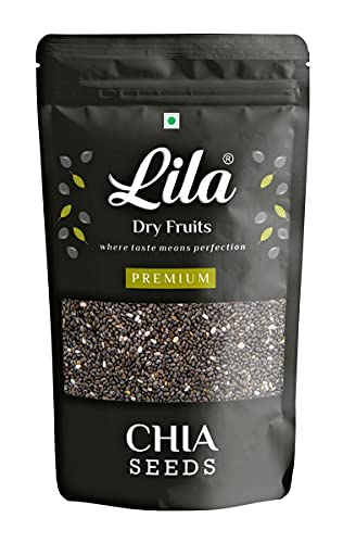 LDF Raw Unroasted Chia Seeds with Omega 3 and Fiber for Weight Loss (1kg)