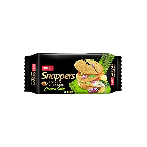 UNIBIC FOODS Snappers Potato Crackers – Indi Spice- 300gm