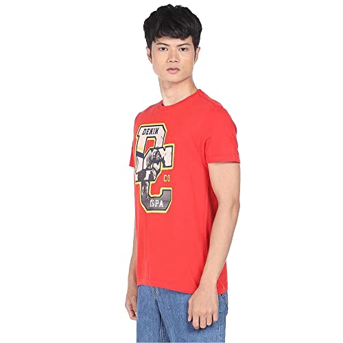 U.S. POLO ASSN. Men’s Regular T-Shirt (UDTSH0730_Red M)