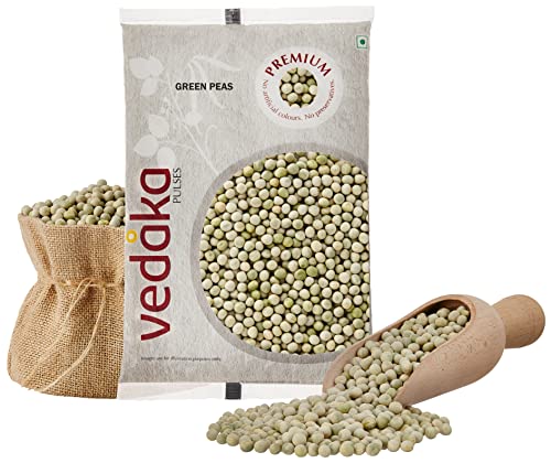 Amazon Brand – Vedaka Premium Green Peas, 1 kg