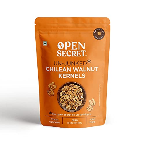 Open Secret Natural Walnut Kernels 500G Value Pack | Whole Kernals Walnuts | Premium Walnuts | Gluten Free Healthy Lifestlye