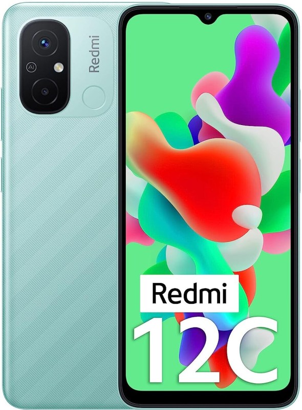 Redmi 12C (Mint Green, 128 Gb)(4 Gb Ram)