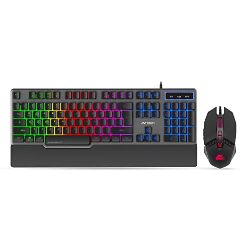 Ant Esports Km500 Pro Backlit Gaming Keyboard And Mouse Set