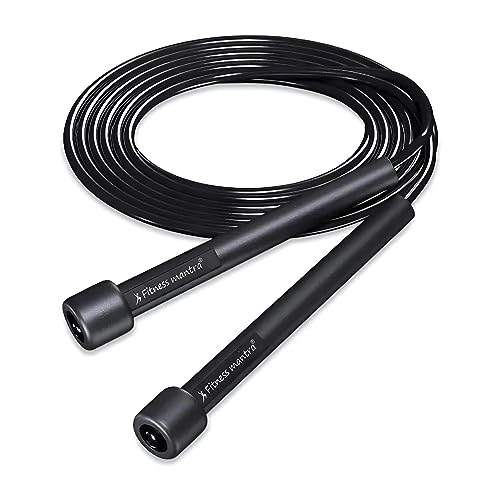 Fitness Mantra® Adjustable Length Skipping Rope/Jumping Rope For Men And Women (Color- Black, Qty- 1 Pcs.)