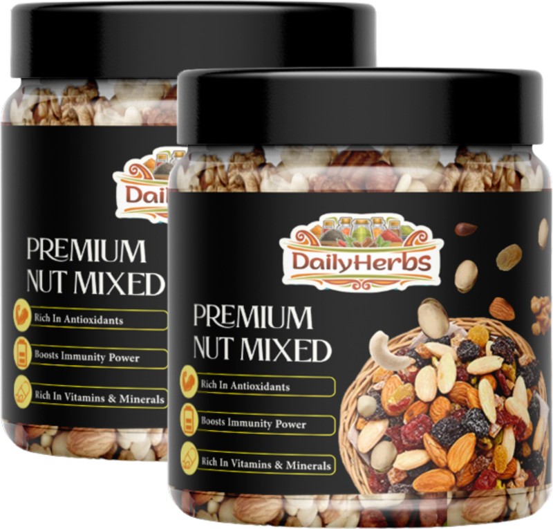 Dailyherbs Premium Mixed Dry Fruits Healthy Dried Nutmix(2 X 250 G)