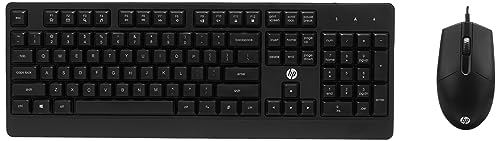 Hp Km 180 Wired Keyboard And Mouse Combo/ 1200 Dpi/Keyboard Key Life 10 Million/Mouse Key Life 1 Million/