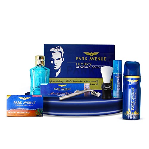 Park Avenue Luxury Grooming Collection 8 In 1 Combo Grooming Kit For Men | Valentine’S Day Gift Set For Men | Gift Hamper For Men, Multicolor