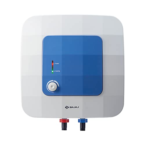 Bajaj Compagno 2000W 25 Litre Vertical 5 Star Rated Storage Water Heater (Geyser), White And Blue, Wall Mounting