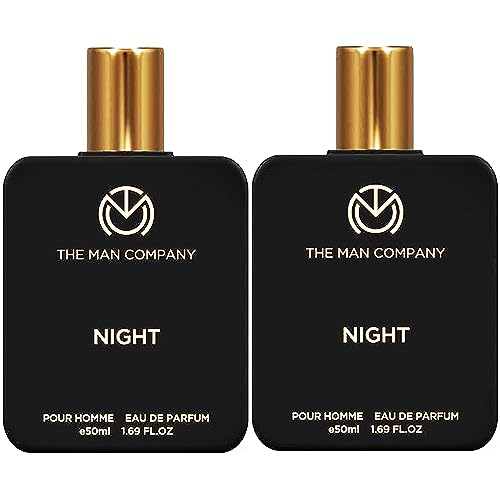 The Man Company Night Perfume For Men – 2 * 50Ml | Premium Long-Lasting Fragrance | Citrusy, Exotic & Woody | Gift For Men | Date Night Body Spray