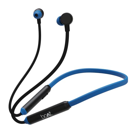 Boat Rockerz 103 Pro Bluetooth Neckband With Beast™ Mode(40Ms Low Latency), Enx™ Tech, Asap™ Charge(Fast Charge), Upto 20Hrs Playback, Signature Sound, Bt V5.3 & Ipx4(Blue)