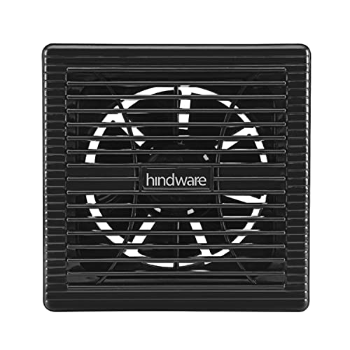 Hindware Zorio Ax Arc 150Mm Exhaust Fan With Low Noise, Powerful Suction And High Speed, For Kitchen Or Bathroom With Overload Protection For Odourless, Clean And Fresh Air (Black)