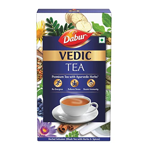Dabur Vedic Tea – 250G (Black Tea) | Chai Handpicked From Assam, Nilgiri & Darjeeling | Soulful Aroma & Rich Taste | Premium Tea