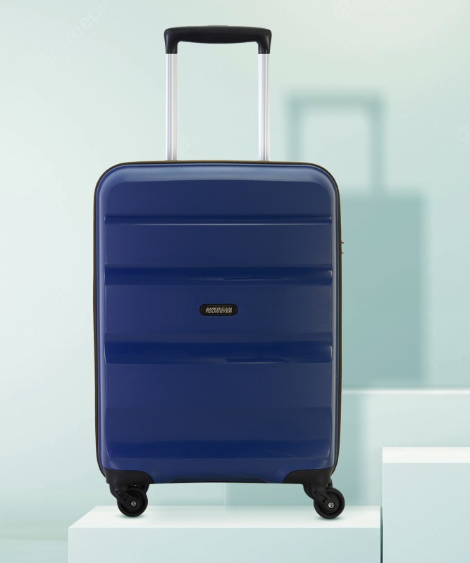 American Tourister Amt Brandon Sp 75Cm-Blue Check-In Suitcase – 29 Inch
