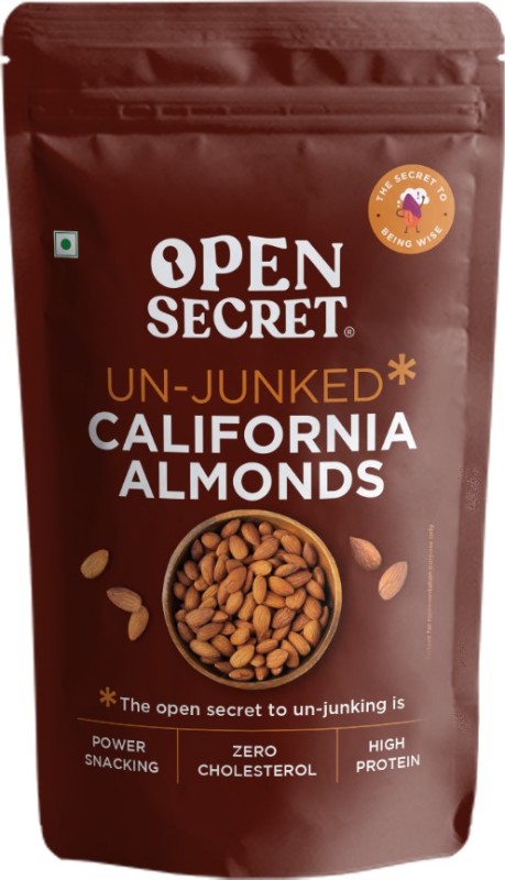 Open Secret Premium Californian | 100% Natural|Tasty, Crunchy| Immunity Boosting Nuts Almonds(501 G)