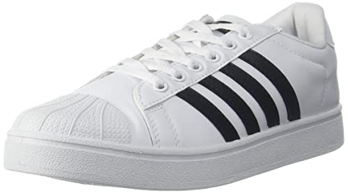 Sparx Mens Sd9039G Off White Black Sneakers – 6 Uk (Sd9039G)