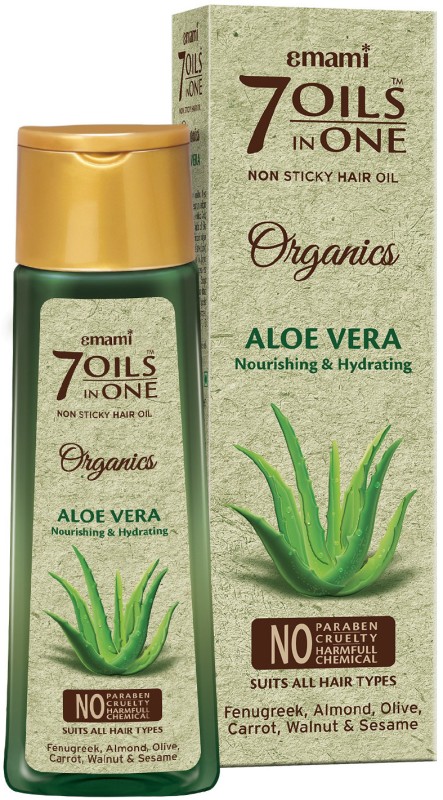 Emami 7 Oils In One Organics – Aloe Vera Hair Oil(200 Ml)
