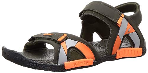 Sparx Mens Ss0482G Olive Orange Sandal – 6 Uk (Ss0482G)