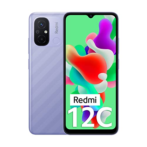 Redmi 12C (Lavender Purple, 4Gb Ram, 64Gb Storage) | High Performance Mediatek Helio G85 | Big 17Cm(6.71) Hd+ Display With 5000Mah(Typ) Battery