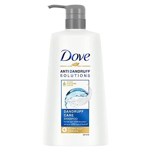 Dove Anti Dandruff Solutions Shampoo 650 Ml, Prevents Dandruff & Dry Scalp, Mild Daily Shampoo For Smooth & Frizz Free Hair – For Men & Women