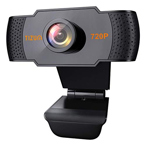 Tizum Zw79- Hd 720P Webcam, Widescreen Viewing Angle, Auto Light Correction, Noise-Reducing Mic, For Skype, Facetime, Hangouts, Xbox, Pc/Mac/Laptop/Macbook/Tablet