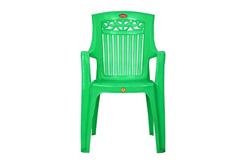 Prima Baby Plastic Chair 113 Strong Durable And Comfortable With Backrest For | Kids | Study | Play | For Home/School/Dining For 2 To 6 Years Age,Green