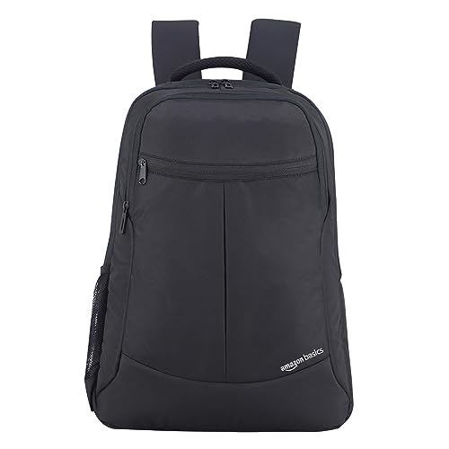 Amazon Basics Nova 15.6-Inch Laptop Backpack For Office Or College (29 L, Black)