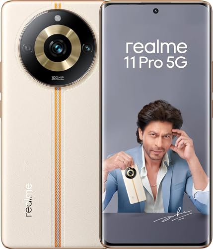 Realme 11 Pro 5G (Sunrise Beige, 8Gb Ram, 256Gb Storage) | 120 Hz Curved Display | 100Mp Prolight Camera | 7050 5G Dimensity | 67W Supervooc | 12Gb Dynamic Ram | Premier Vegan Leather Finish Design