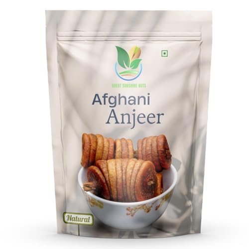 Sunshine Nuts Premium Dried Afghani Anjeer | Dried Ajnir | Rich Source Of Fibre, Calcium & Iron | Figs Dry Fruits Anjir | Low In Calories And Fat Free | Non-Gmo Dried Figs 1Kg