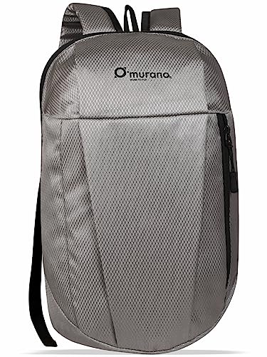 Murano Louis 10Ltr Casual Daybackpack/Office & Travel Bag/School Bag/College Bag/Men/Women/Girl/Boy (Light Grey)