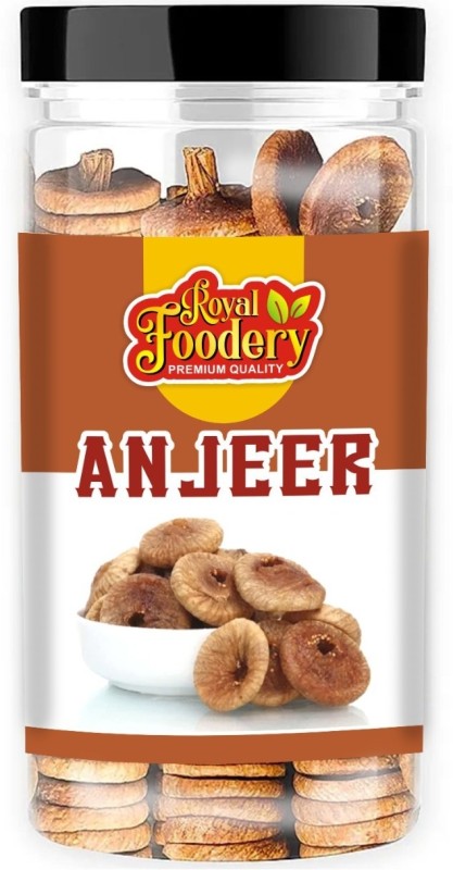 Royal Foodery Premium Afghani Anjeer/ Dried Figs | Anjeer | Dry Figs ( Bold ) Figs Figs(1 Kg)