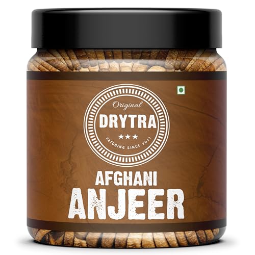 Drytra Afghani Anjeer-1Kg Premium Qulaity | Dry Fruits | Dried Figs Anjir | Dried Figs |Rich Source Of Fibre Calcium & Iron