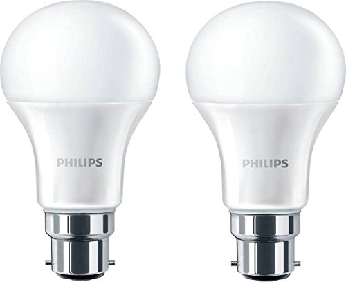 Philips B22D Led Bulb, (Golden Yellow, 7W) Pack Of 2