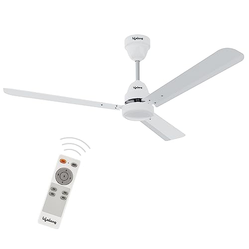 Lifelong Bldc Ceiling Fan 1200Mm (48 Inch) 5 Star Rated| Bldc Motor | High Speed Fan With Remote Control, Upto 65% Energy Saving 35 Watt (White, Llcfbl901)