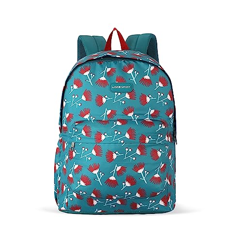Lavie Sport Floral Print 18L Casual Backpack | School Bag For Girls