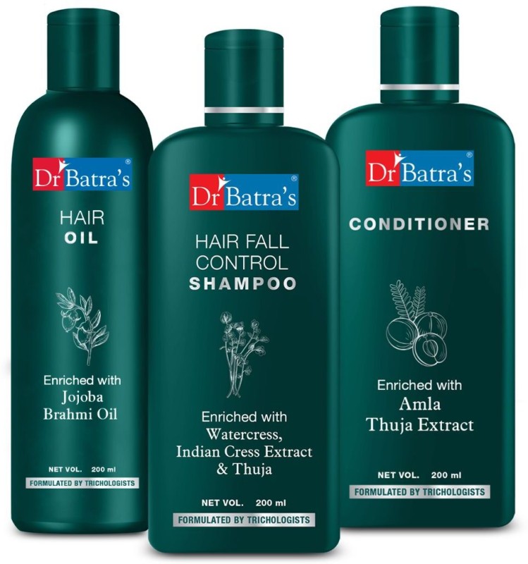 Dr Batra’S Hair Oil Shampoo Conditioner Pack Of 3(3 Items In The Set)