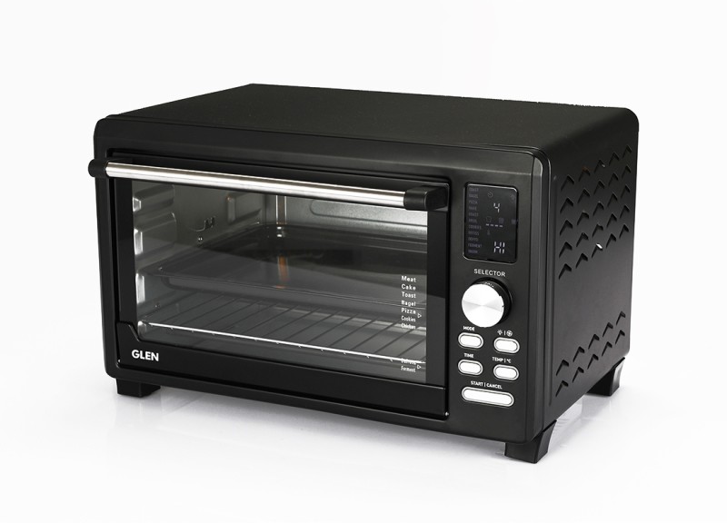 Glen 23-Litre Sa 5023 Digi Oven Toaster Grill (Otg)(Black)
