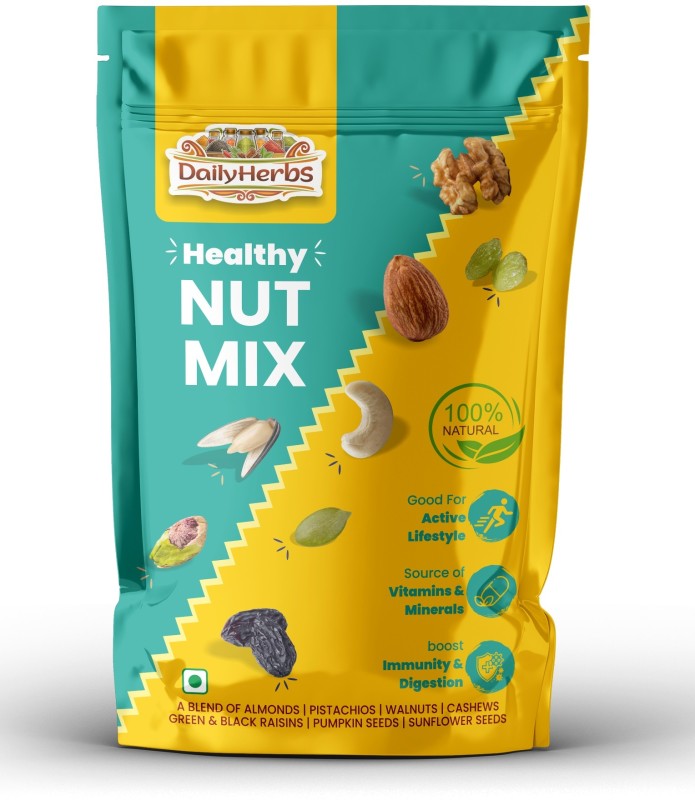 Dailyherbs Healthy Nutmix | Mixed Dryfruits | Source Of Vitamin And Minerals(1 Kg)