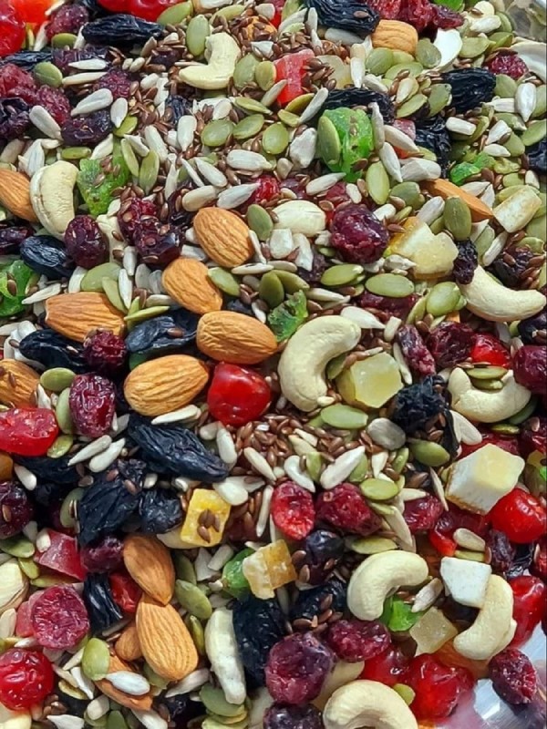English Nuts Premium Mixed Dry Fruits Healthy Dried Nutmix Trial Mix With Lowest Price Assorted Seeds & Nuts(2 X 500 G)
