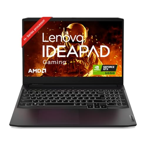 Lenovo Ideapad Gaming 3 Amd Ryzen 5 5600H 15.6″ (39.62Cm) Fhd Ips 120Hz Gaming Laptop (16Gb/512Gb Ssd/Win 11/Nvidia Gtx 1650 4Gb/Alexa/3 Month Game Pass/Shadow Black/2.25Kg), 82K2025Min