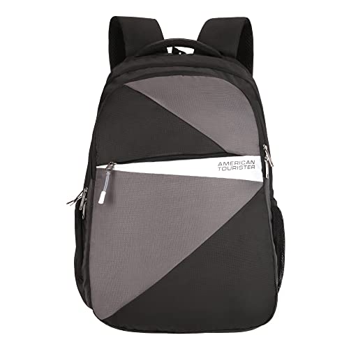 American Tourister Spin Laptop Backpack 28L Polyester Black-Medium