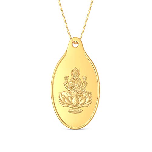 Joyalukkas 24Kt (999) 4Gms Goddess Lakshmi Gold Coin Pendant