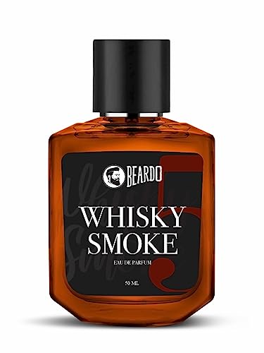Beardo Whisky Smoke Perfume For Men, 50Ml | Spicy, Woody – Oudh | Long Lasting Mens Perfume | Date Night Fragrance Body Spray For Men