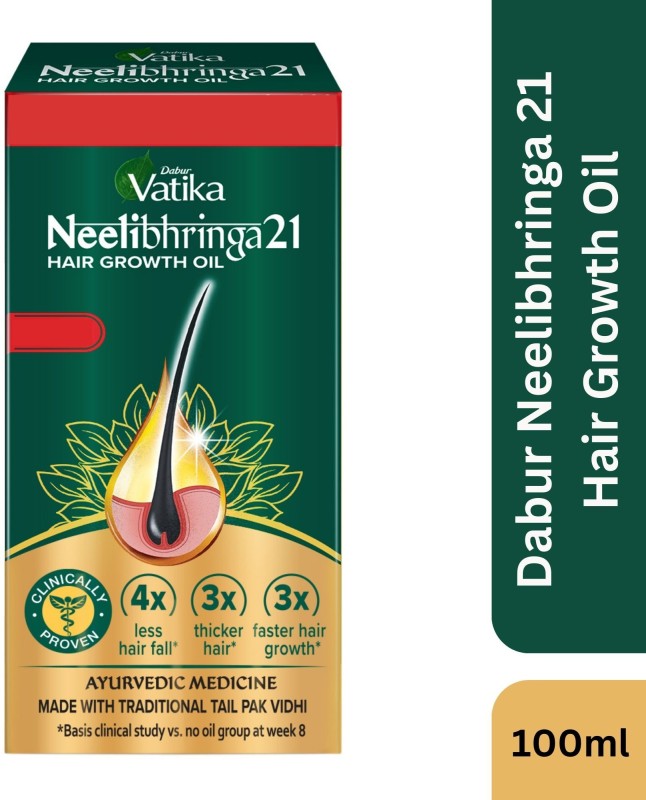 Dabur Vatika Neelibhringa 21 Hair Growth Oil Hair Oil(100 Ml)