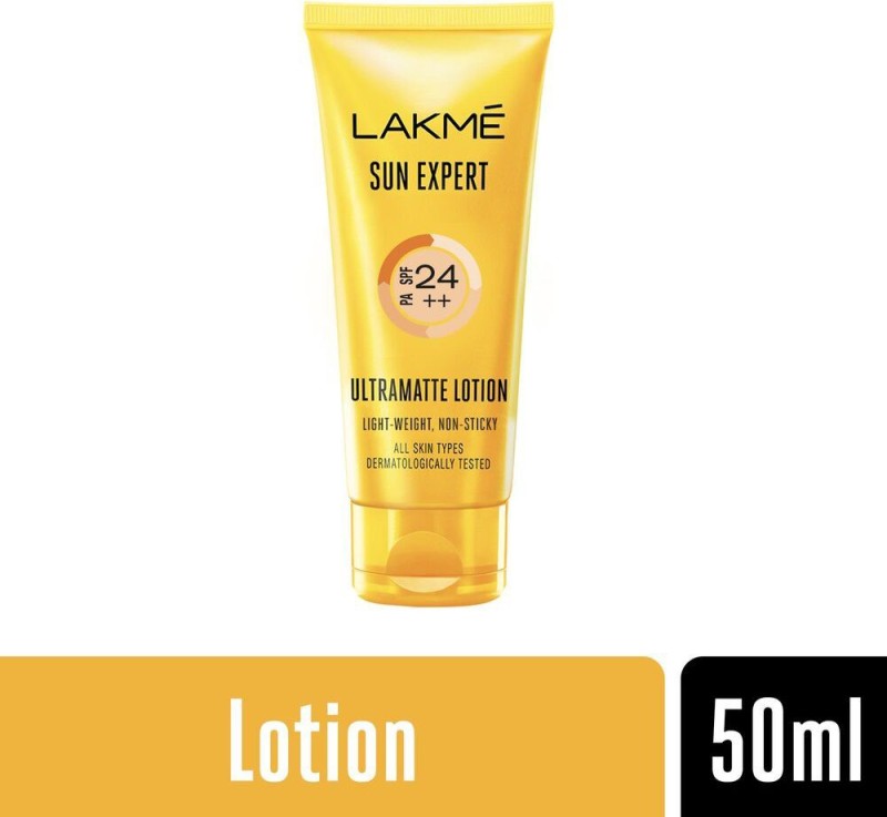 Lakmé Sun Expert Ultra Matte Sunscreen Lotion – Spf 24 Pa++(50 Ml)