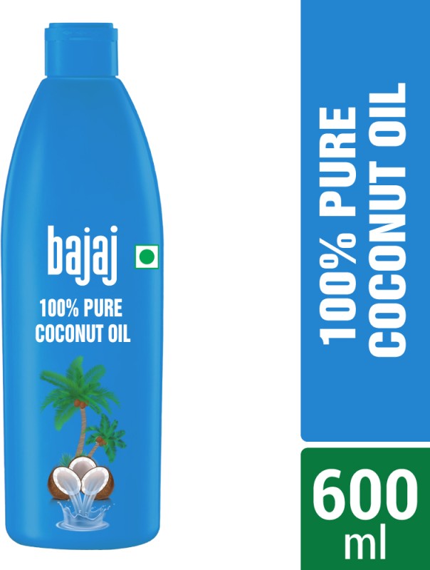 Bajaj 100% Pure Coconut Hair Oil(600 Ml)