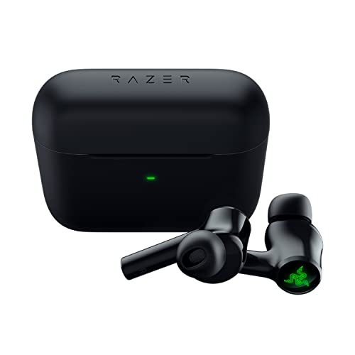 Razer Hammerhead Bluetooth Truly Wireless In Ear Earbuds With Mic (New 2021) – Black – Rz12-03820100-R3A1