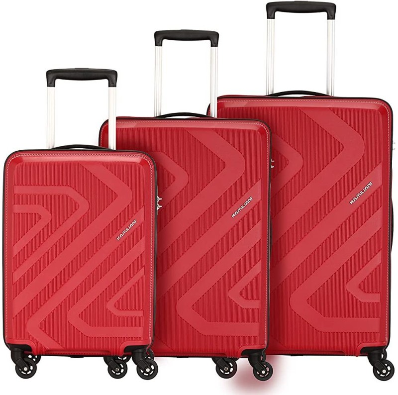 Kamiliant By American Tourister Kam Kiza Sp 3Pcset -Ruby Rd Cabin & Check-In Set – 32 Inch